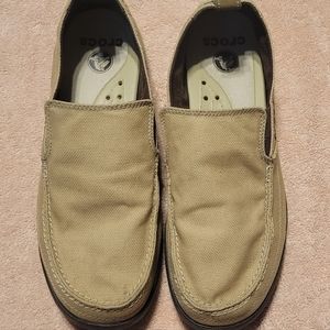 Men's Canvas Crocs size 11